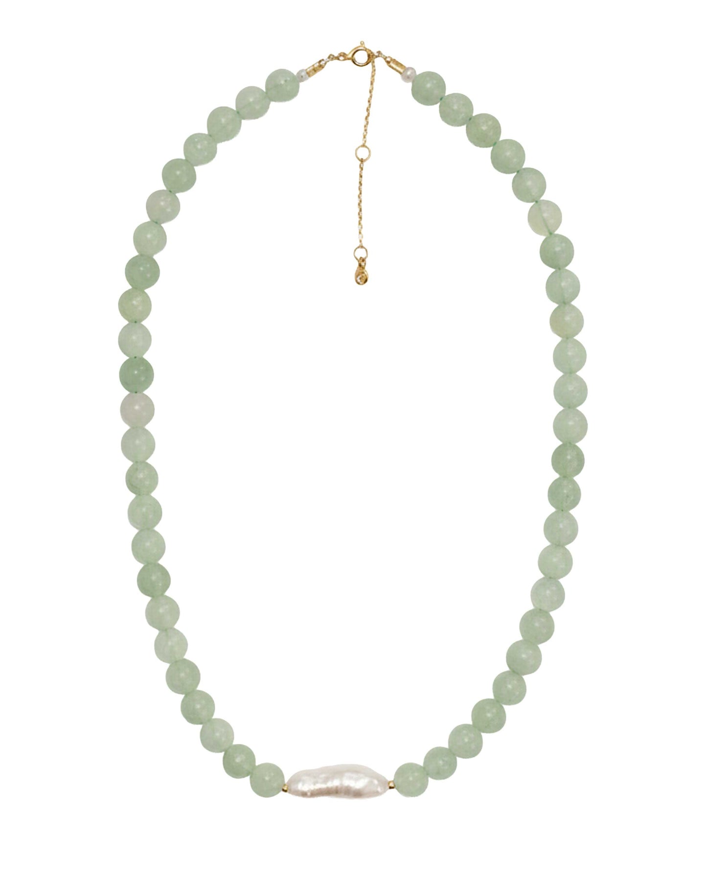 Aura Pearl Aventurine Necklace