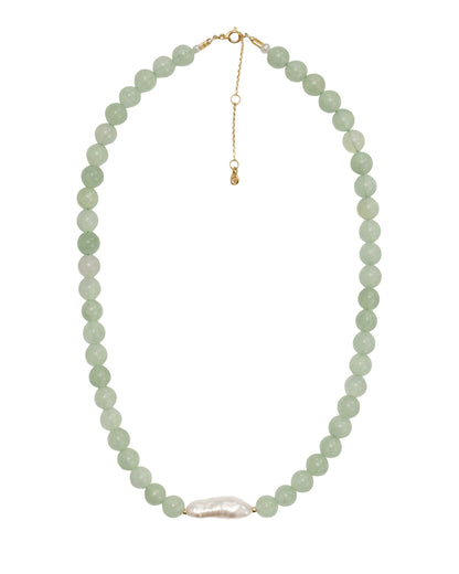 Aura Pearl Aventurine Necklace