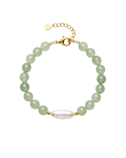 Aura Pearl Aventurine Bracelet