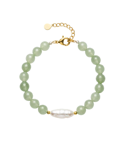 Aura Pearl Aventurine Bracelet