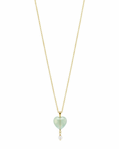 Aura Heart Aventurine Necklace