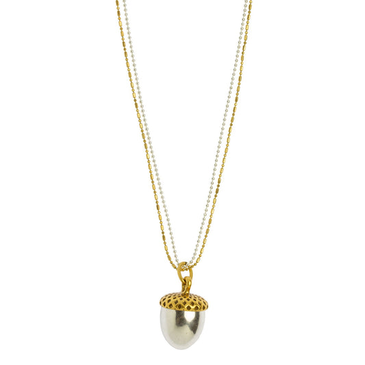 Long acorn necklace