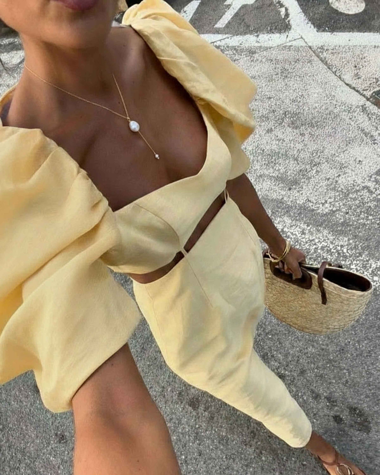 Luna Pearl Drop Necklace