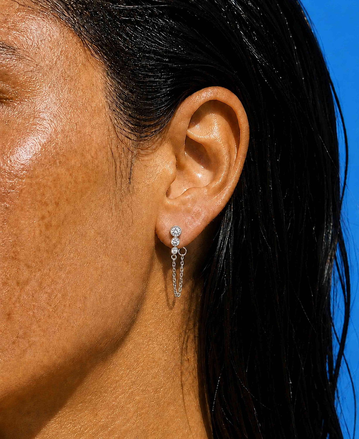 Lyra chain earrings