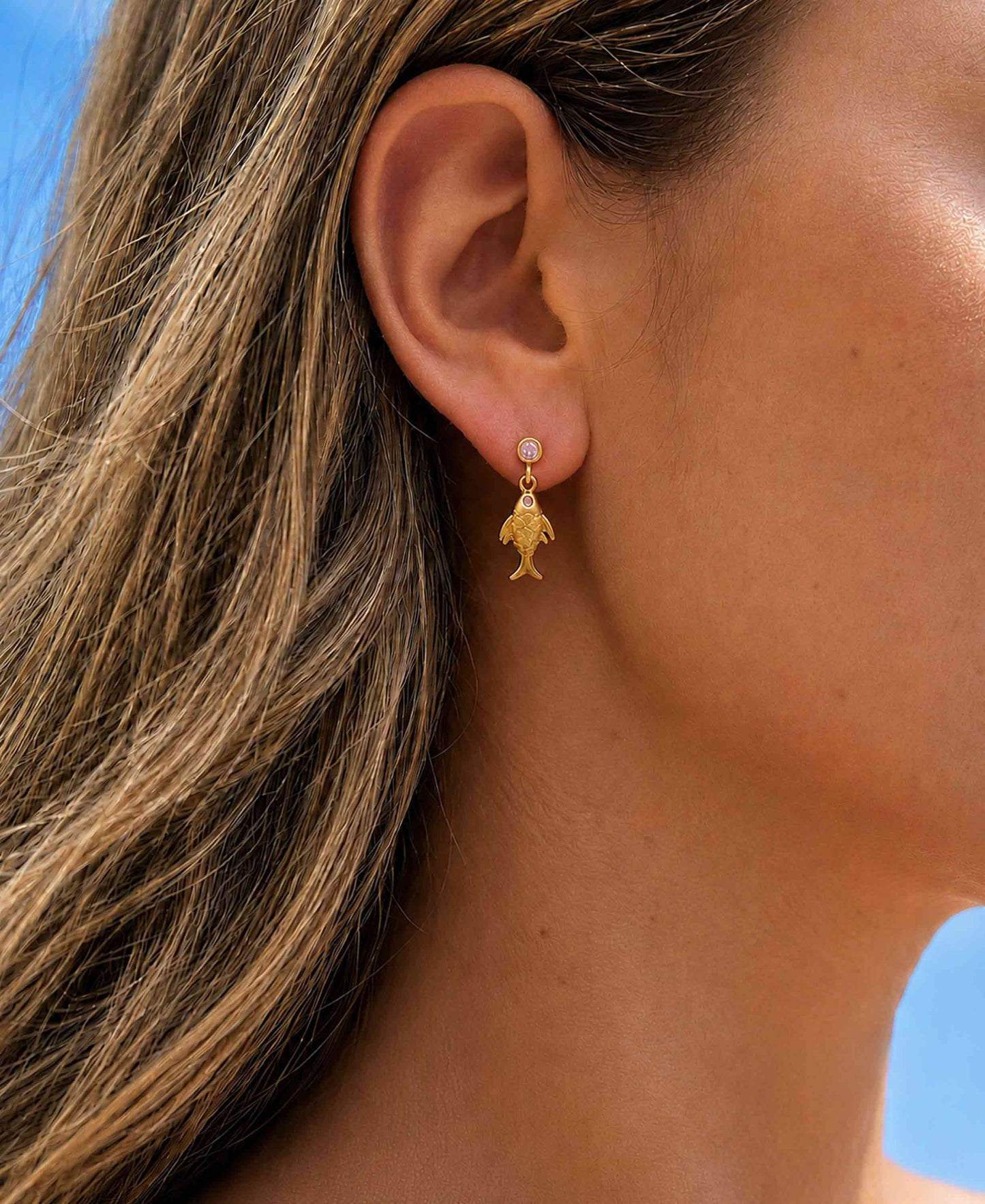 Deep sea earrings