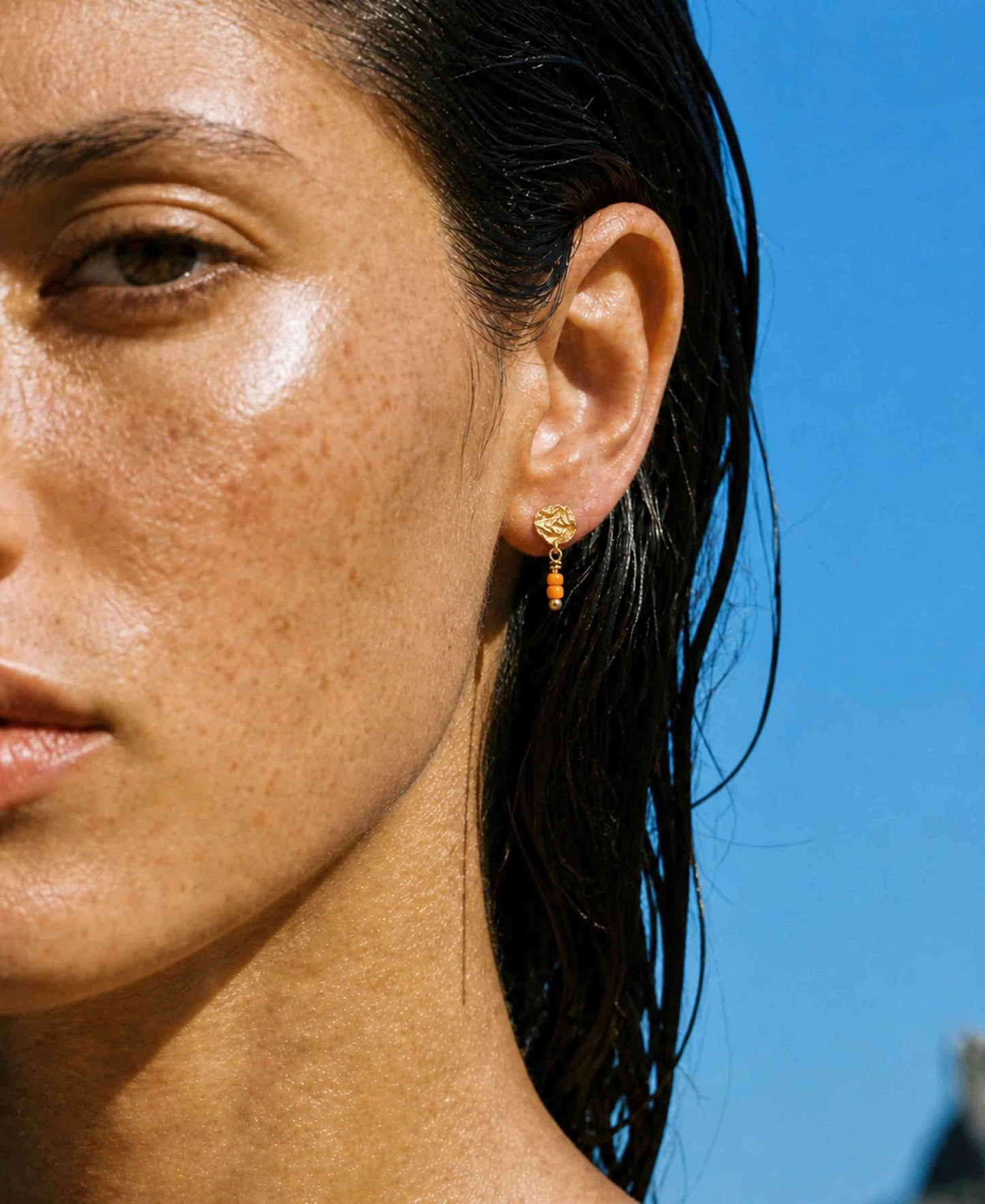 Honey drop earrings