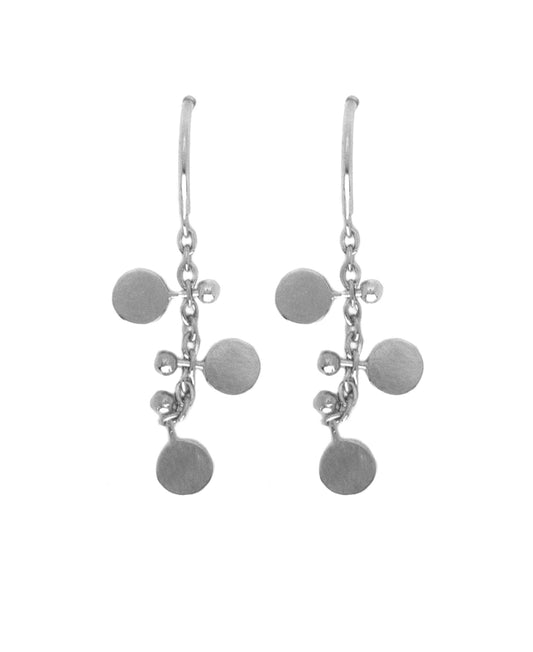 Mini coin earrings in  — earrings in 925 sterling silver