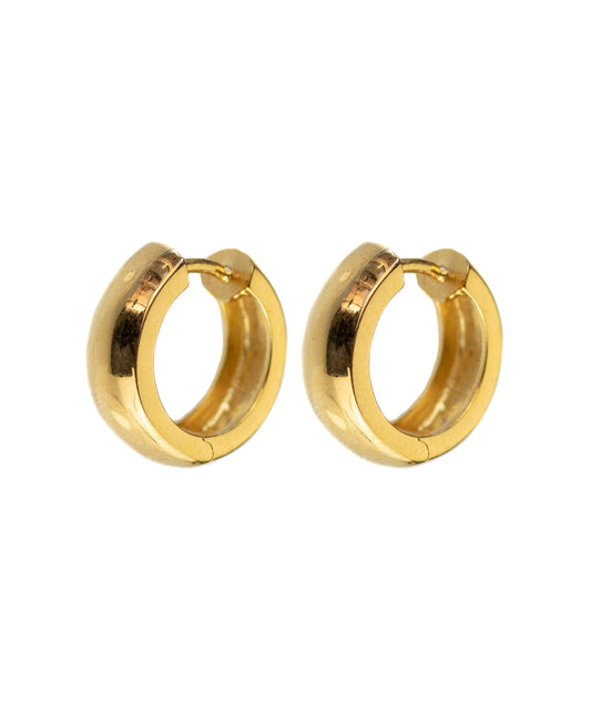 Enna earrings — gold, silver earrings in 18k gold-plated 925 sterling silver