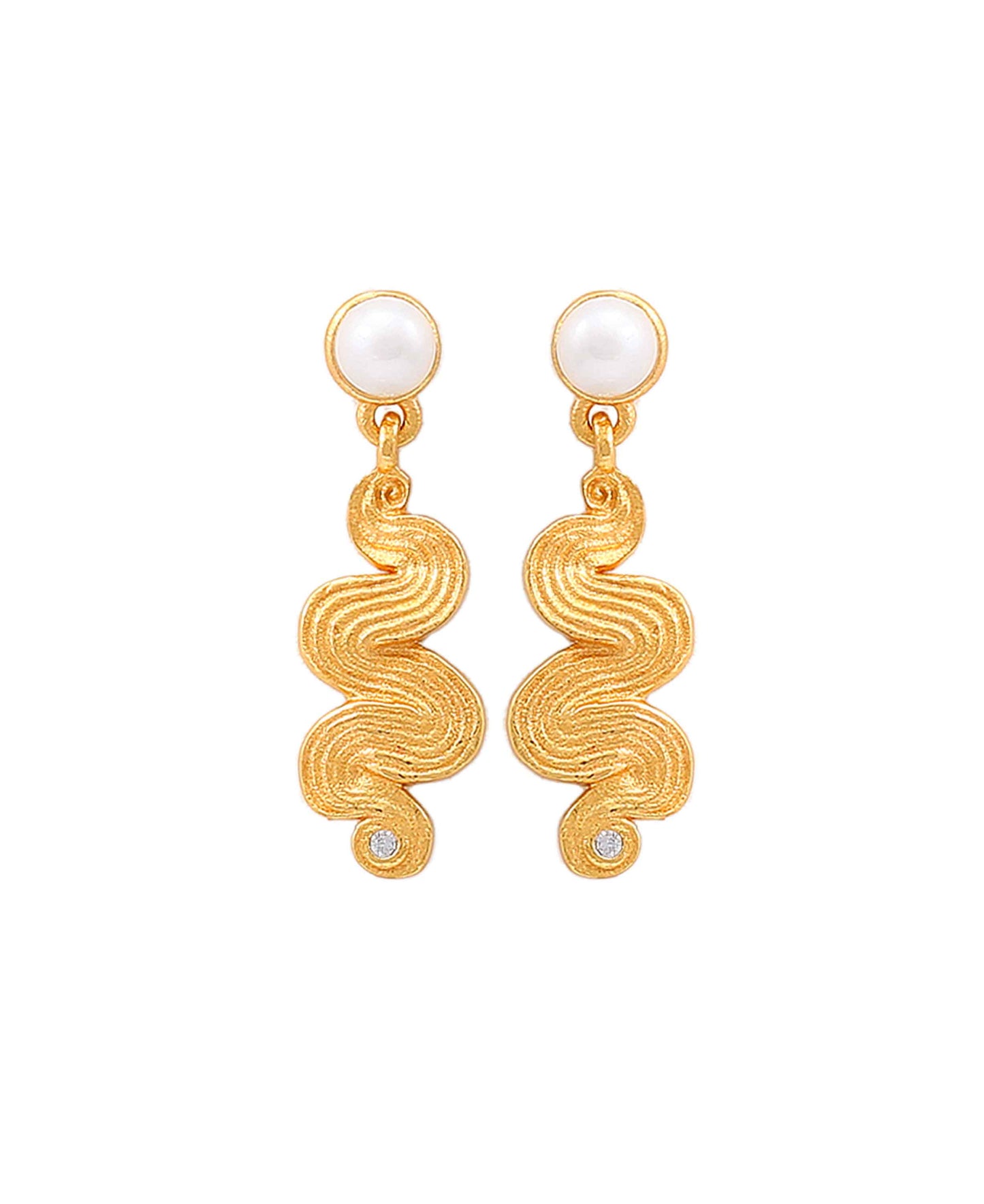 Audrey pearl earrings