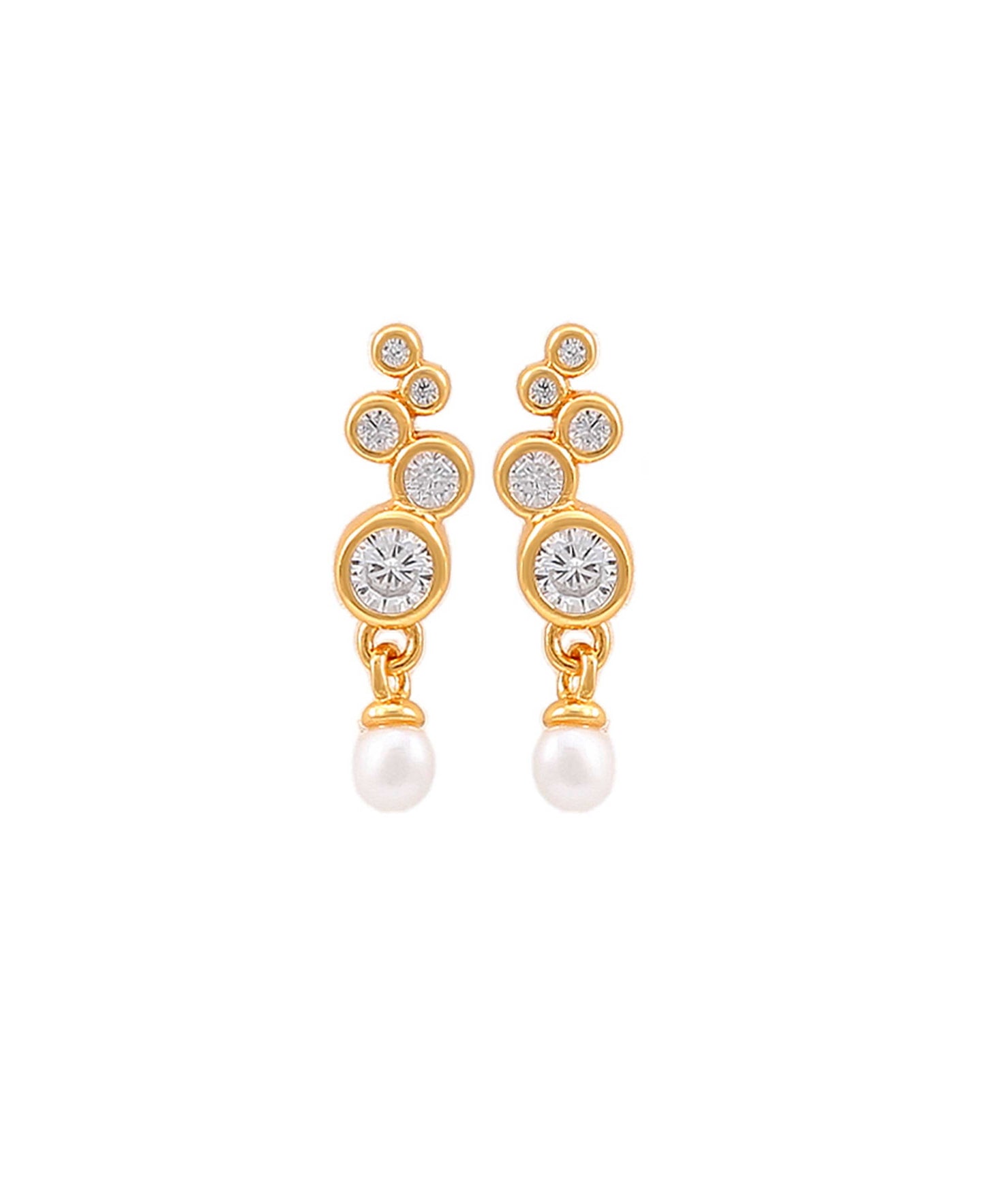 Sienna pearl earrings