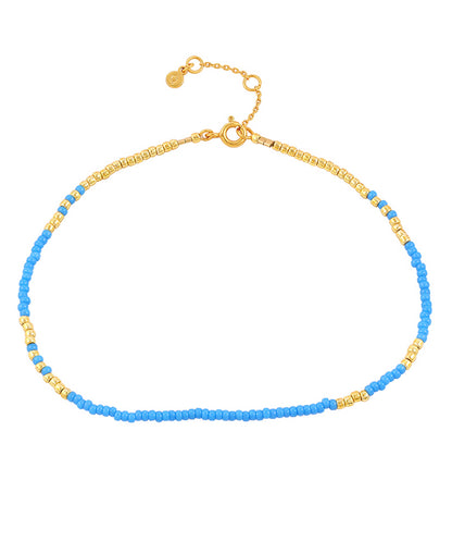 Blue Mila anklet