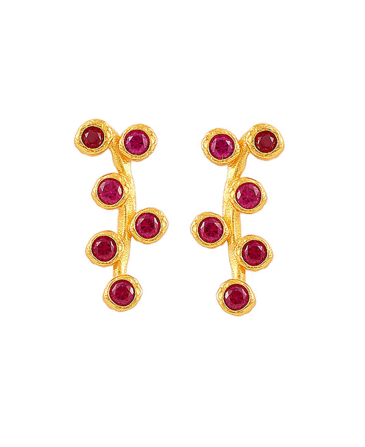 Amber earrings