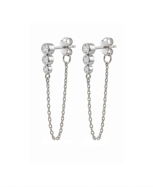 Lyra chain earrings