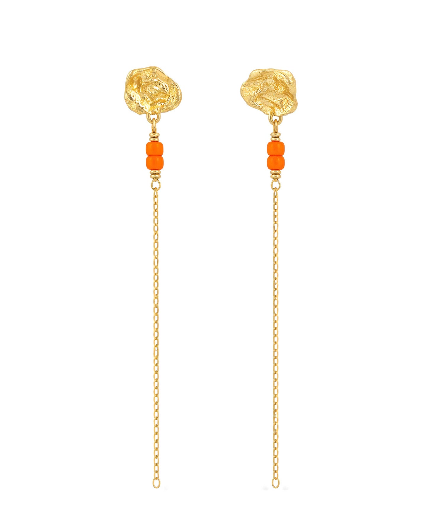 Honey drop chain earrings