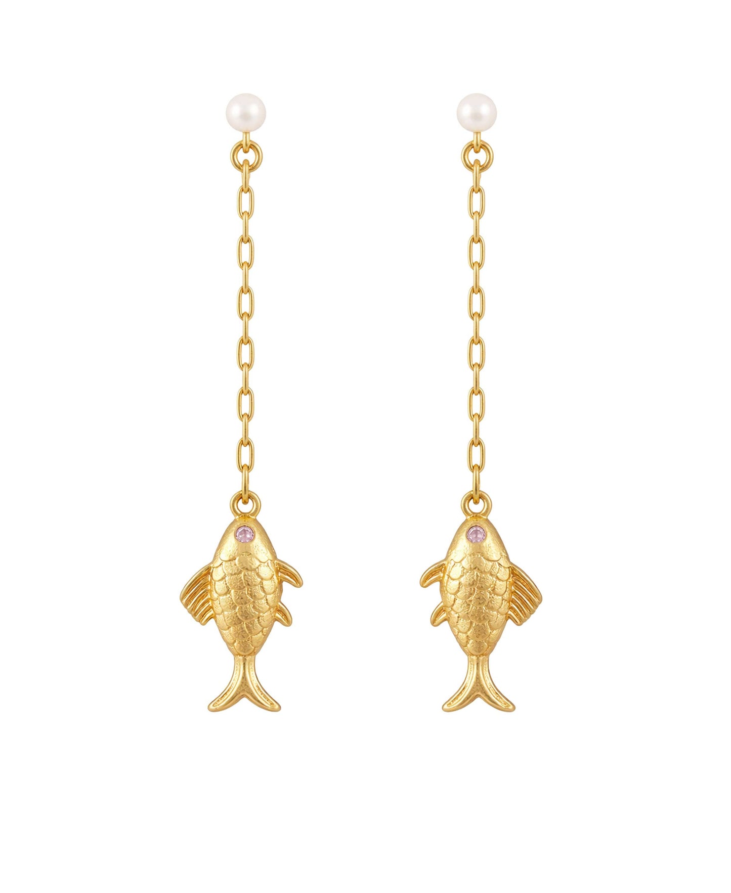 Deep sea chain earring