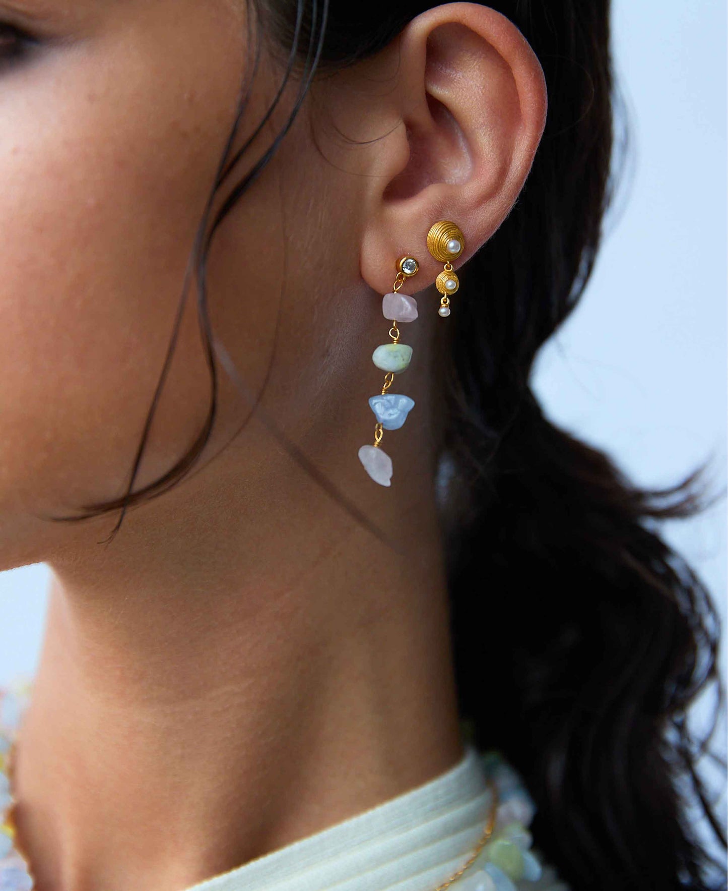 Shelly double earrings