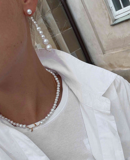 Marigold pearl necklace