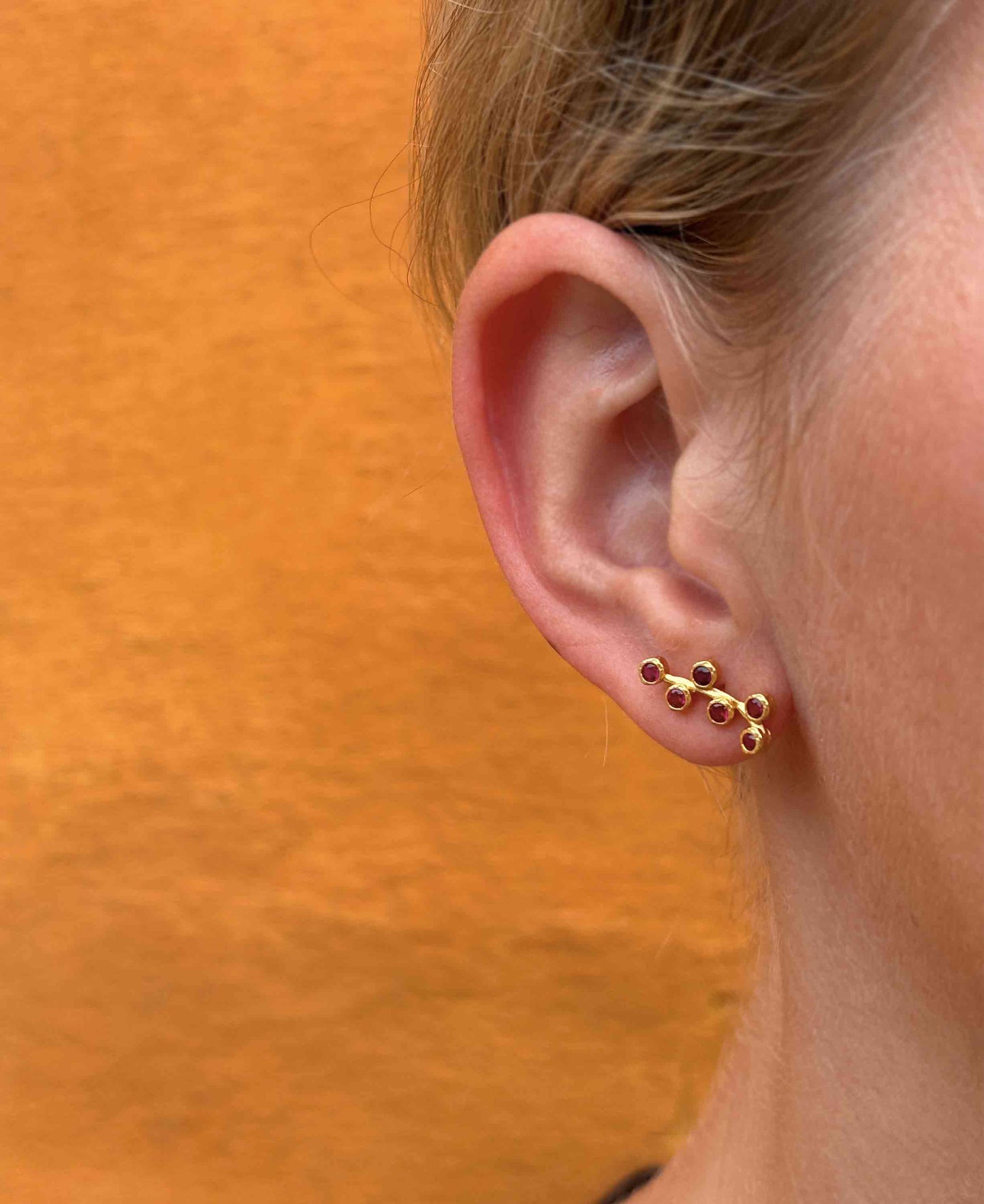 Amber earrings