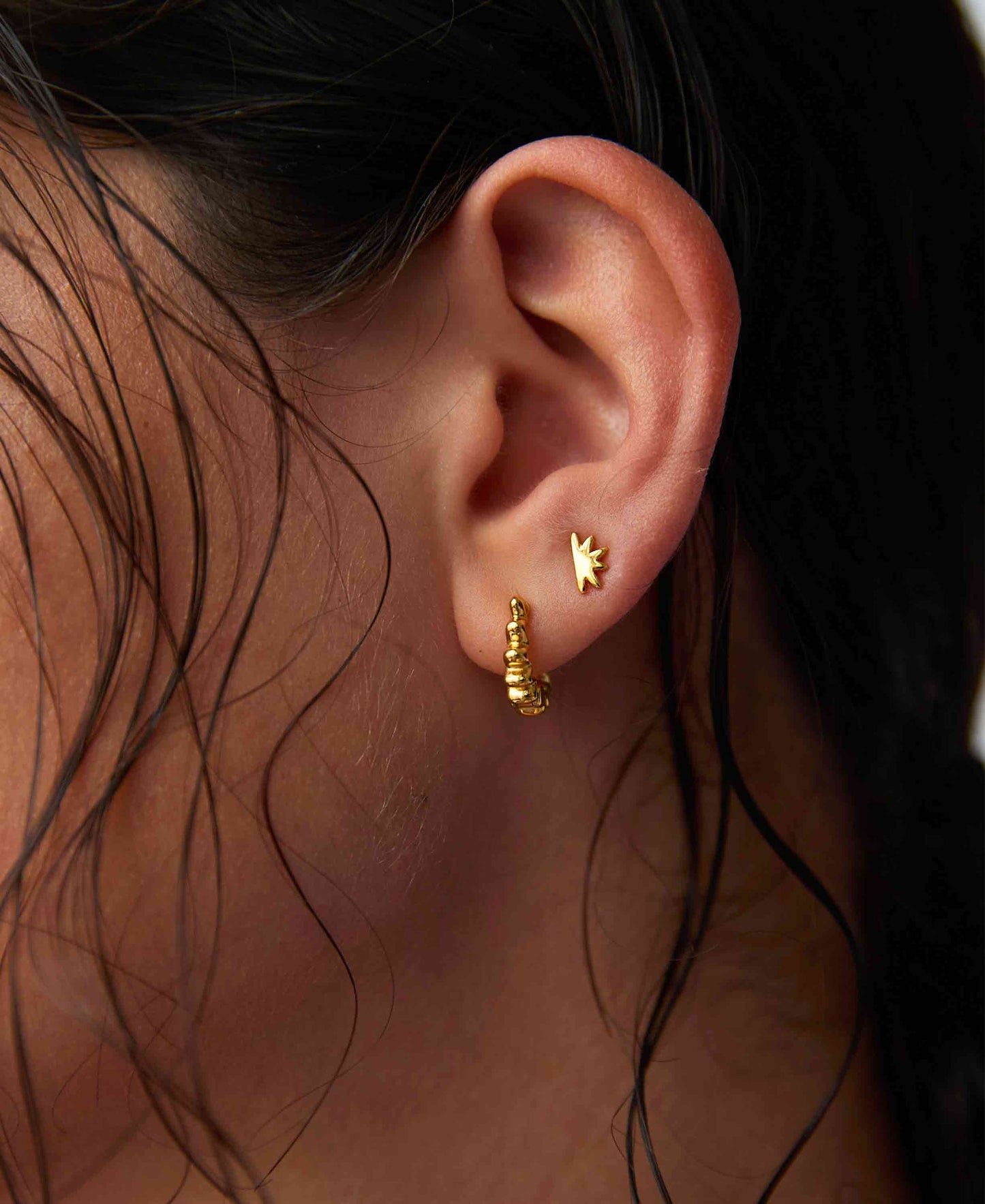 Wavy earrings