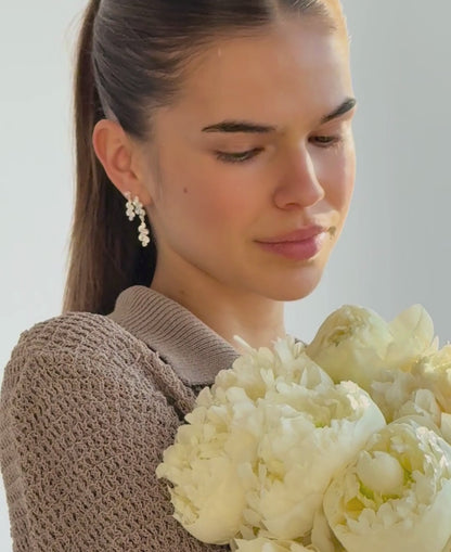 Audrey double earrings