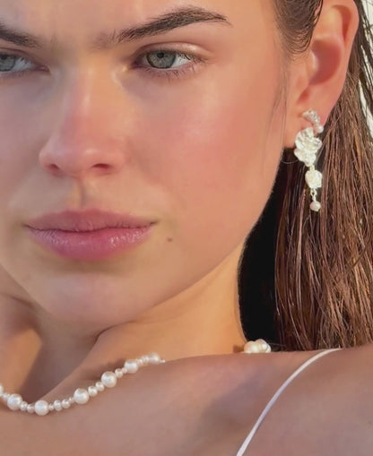 Harper croissant earrings