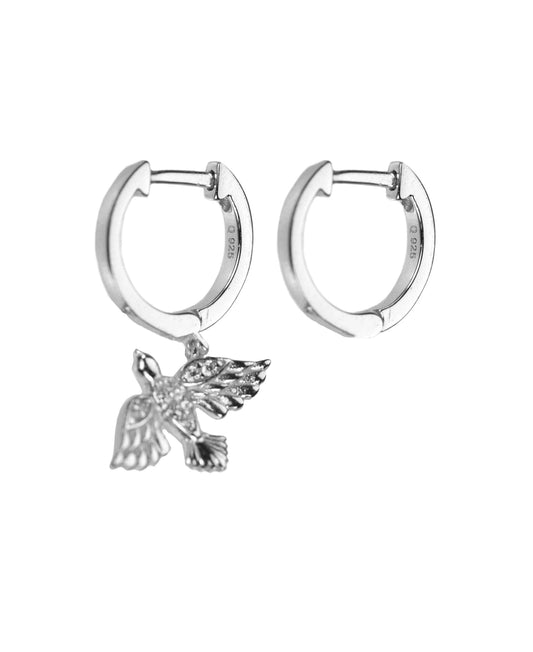Birdie earrings — silver earrings in 925 sterling silver