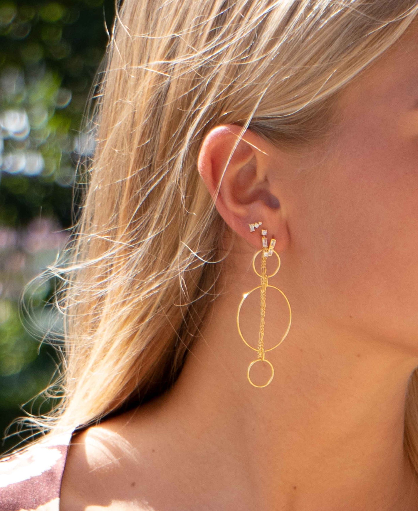Valentina chain earring