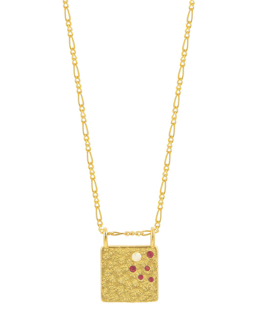 Opalus necklace — gold, silver necklace in 18k gold-plated 925 sterling silver