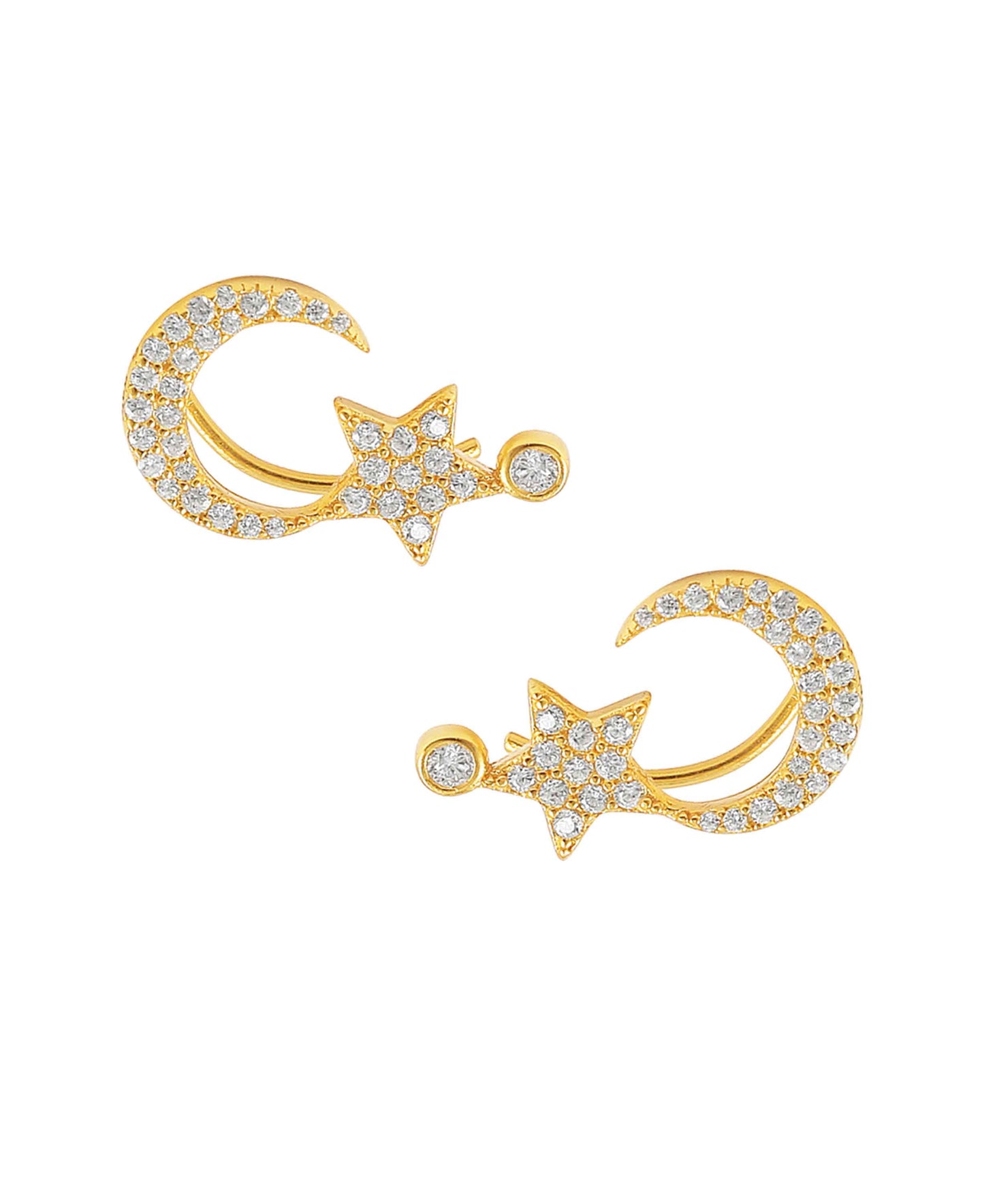 Golden Cosmo earrings