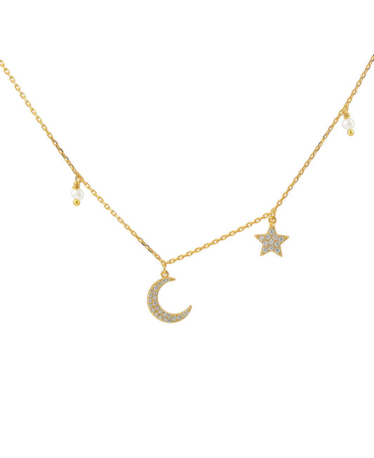 Golden Cosmo necklace