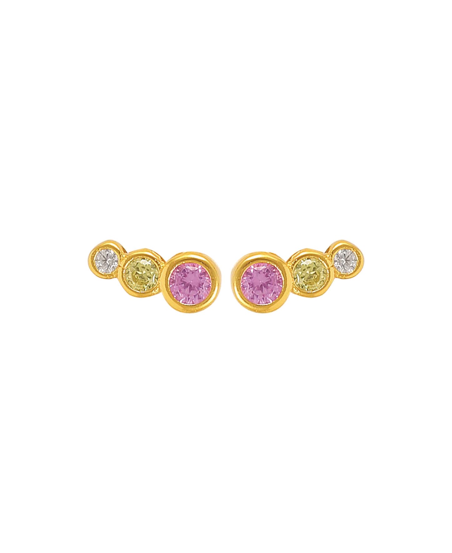 Lucian pink multi earrings