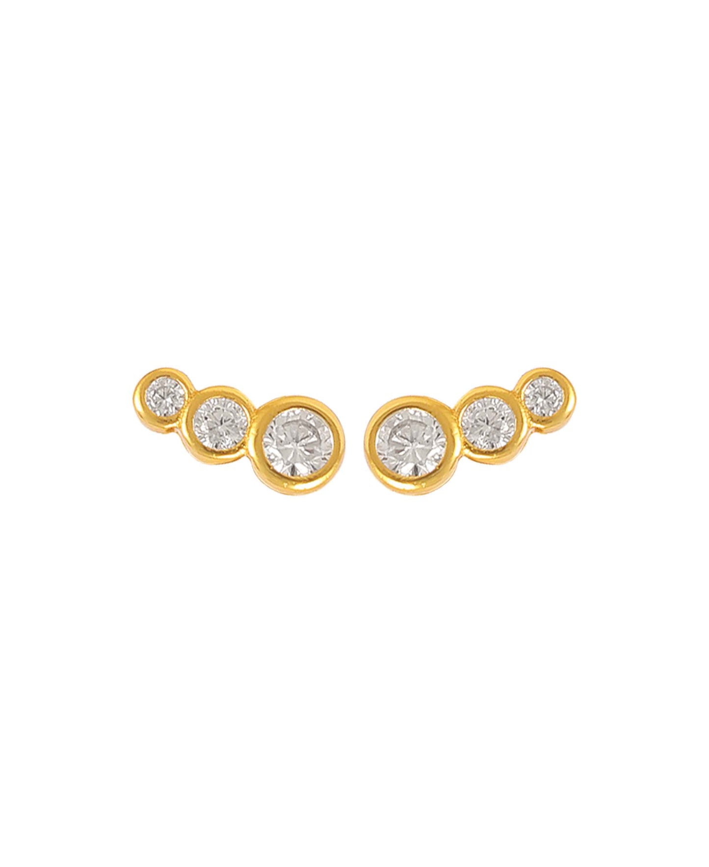 Lucian white earrings