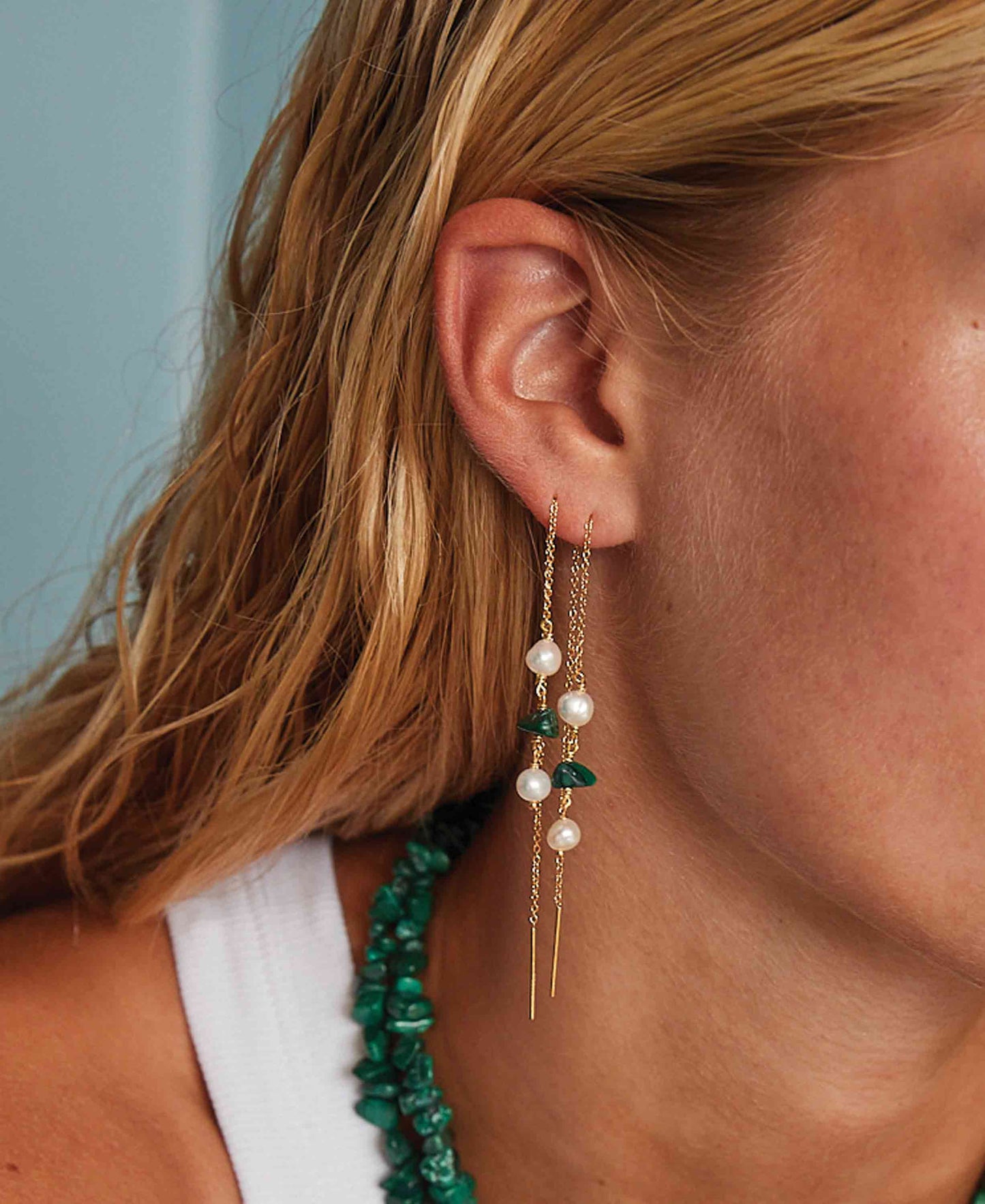 Green Ellie earrings