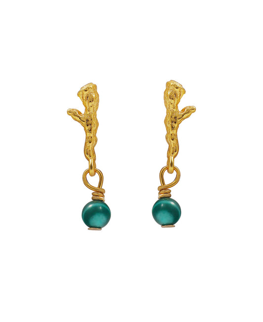 Olivine earrings