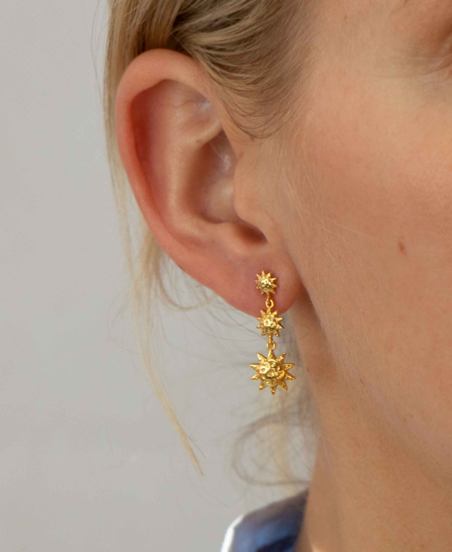 Apollo tripple earrings