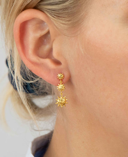 Apollo tripple earrings