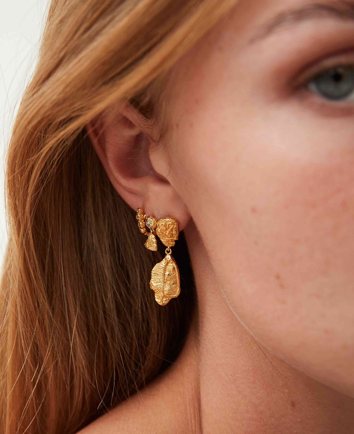 Coralie zirconia earrings